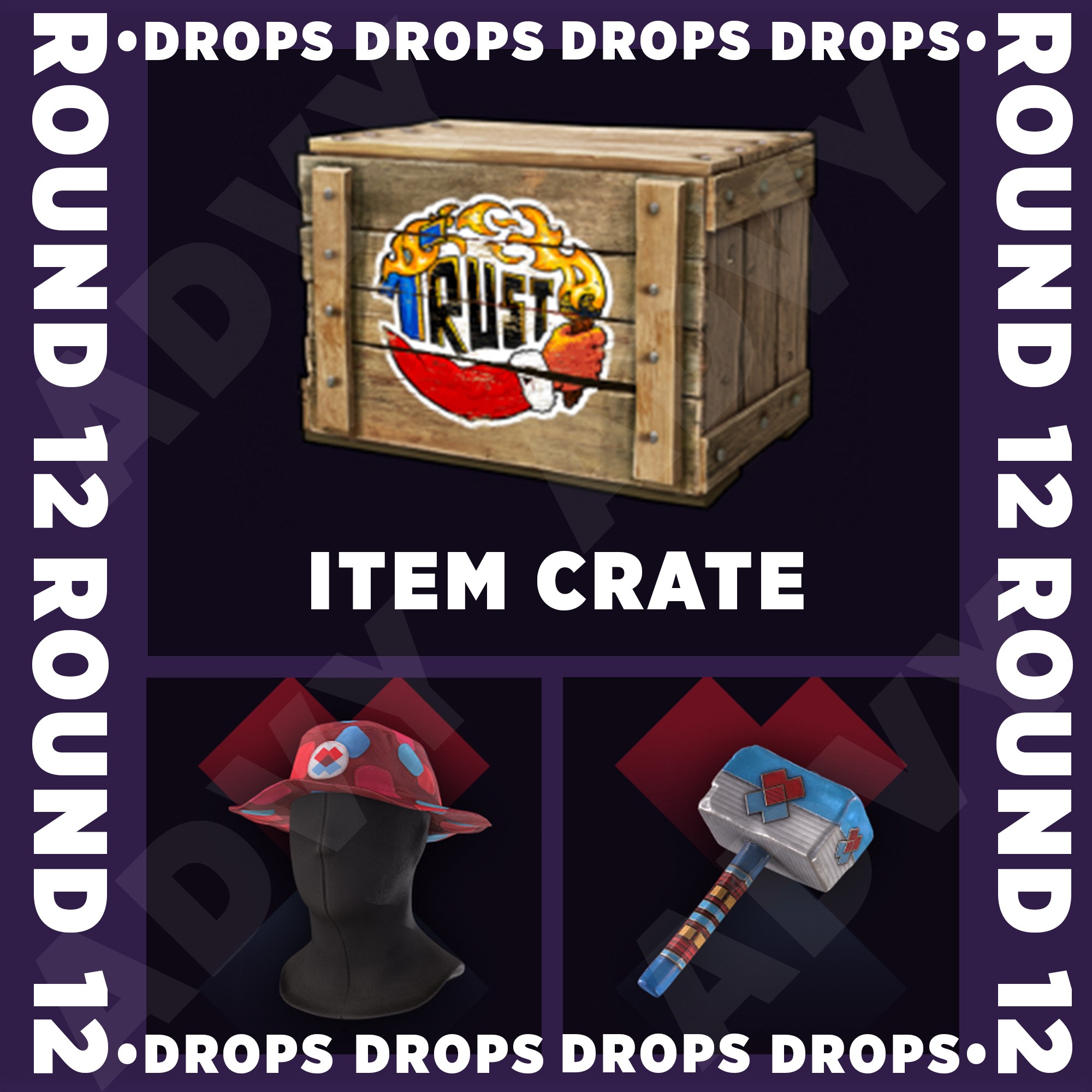 Rust account with twitch drops фото 29
