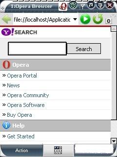 Популярный веб-браузер для WM5, WM6. Opera 8.65 Build2731