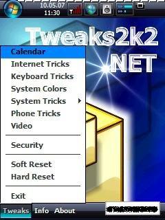 Tweaks2K2 .NET 3.27.0 Утилита для улучшения поведения Pocket PC КПК, вносит изменения в реестр. 93 ф