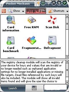 Pocket Mechanic - набор системных утилит, в т.ч. для работы с картами памяти.