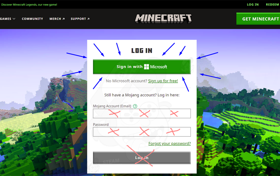 Minecraft Java & Bedrock Full Access PC - Account - Windows - Not A Game  Pass ✔️