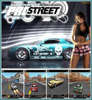 NFS Pro Street. Mobile Version Java/ Java: Уличные профи 3D / Need For Speed ProStreet 3D [ENG