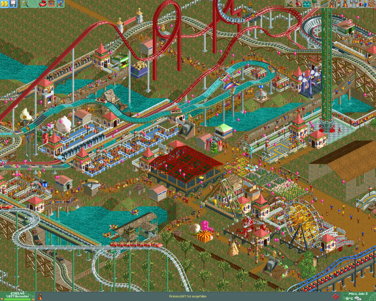 D e l r s t. Rollercoaster Tycoon 2. Rollercoaster Tycoon Classic. Rollercoaster Tycoon 2: Triple Thrill Pack. Rollercoaster Tycoon Тоuch.