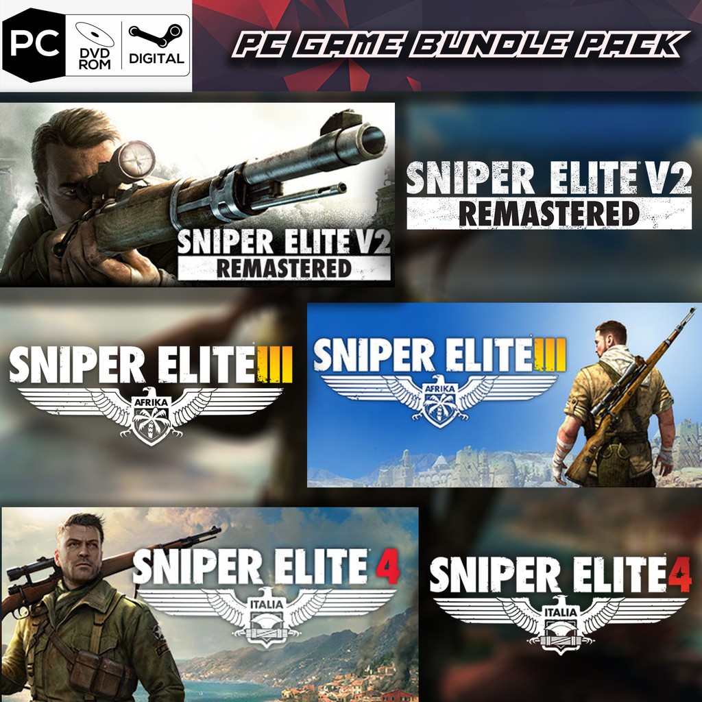 Купить ⭐️ Sniper Elite 1 + 2 + 3 + 4 [DLC][Remastered][Steam] недорого, выбор у разных продавцов с разными способами оплаты. Моментальная доставка.