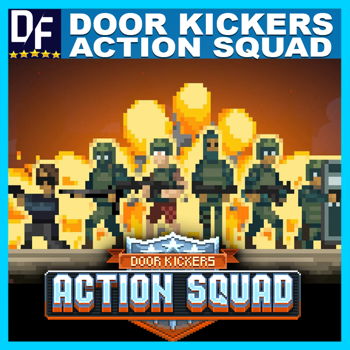 Kickers action. Игра Door Kickers Action Squad. Дор Кикерс экшен сквад. Action Squad обложка. Door Kickers Action Squad Art.