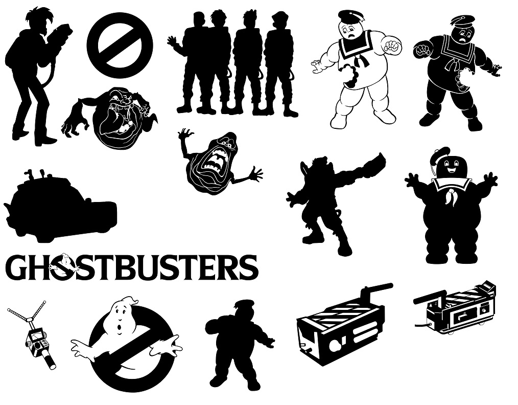 Buy Ghostbusters Svg Cut Files Silhouette Clipart Vinyl Fil And Download