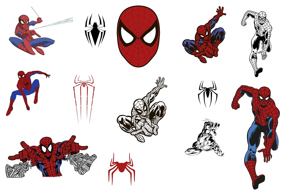 Buy Spiderman svg,cut files,silhouette clipart,vinyl files, and download