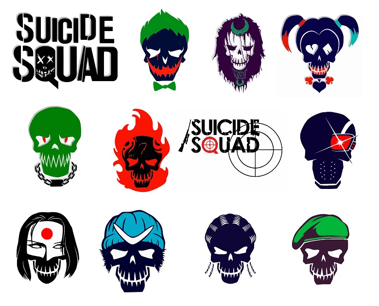 Download Buy Suicide Squad Svg Cut Files Silhouette Clipart Vinyl Fi And Download