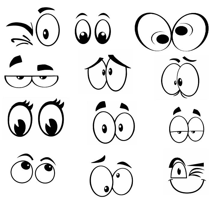 Buy now Cartoon eyes svg,cut files,silhouette clipart,vinyl fil and ...