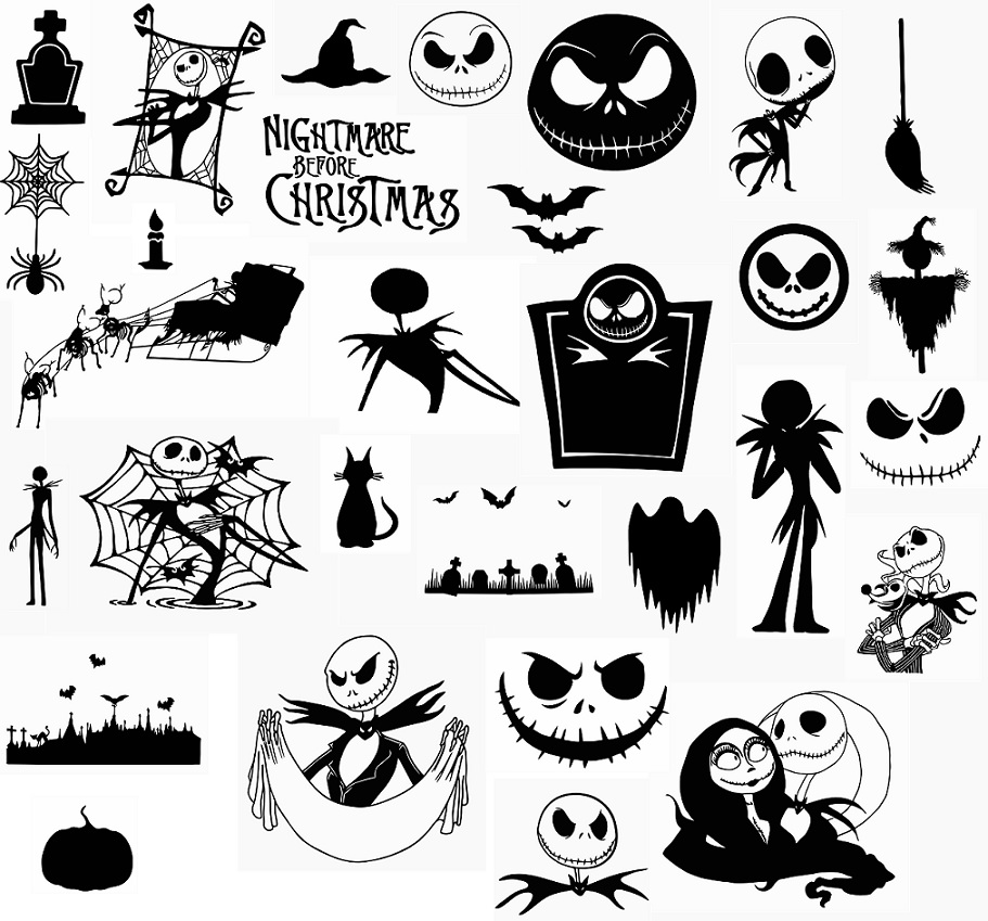 Buy Nightmare Before Christmas svg,cut files,silhouette cli cheap