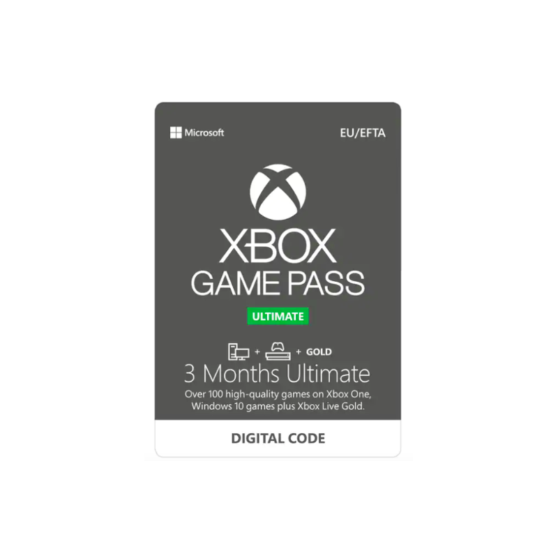 xbox game pass ultimate 3 months digital code