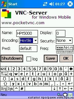 PocketVNC Server v1.4.0.0