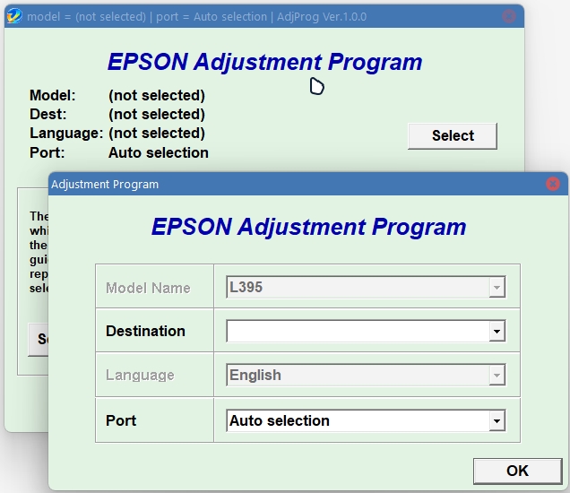 Buy Epson Adjustment Program Reset L395 L3050 And Download 8162