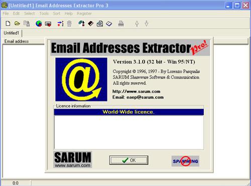 Email Addresses Extractor Pro 3.1 + crack