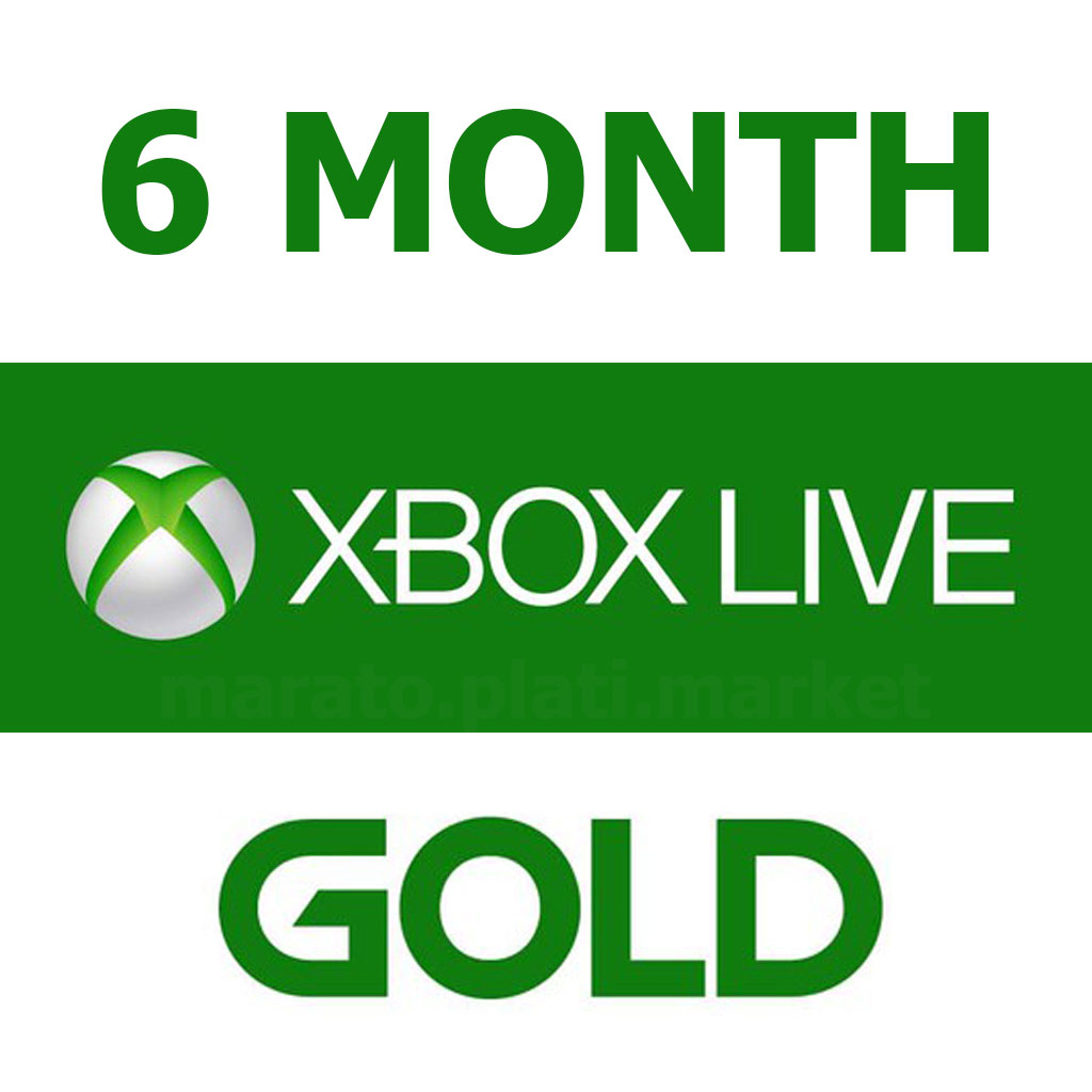 xbox live gold 6 month