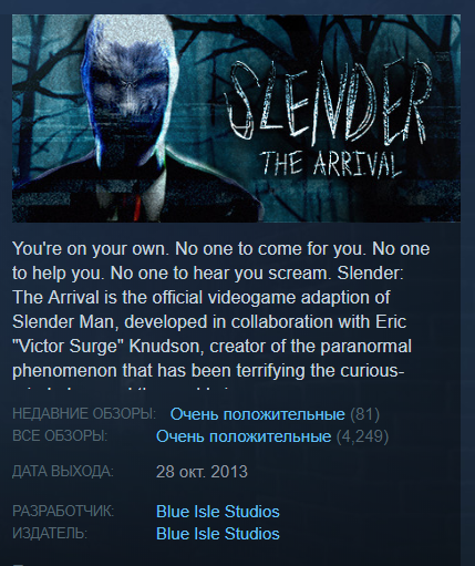 Slender the arrival карта майнкрафт