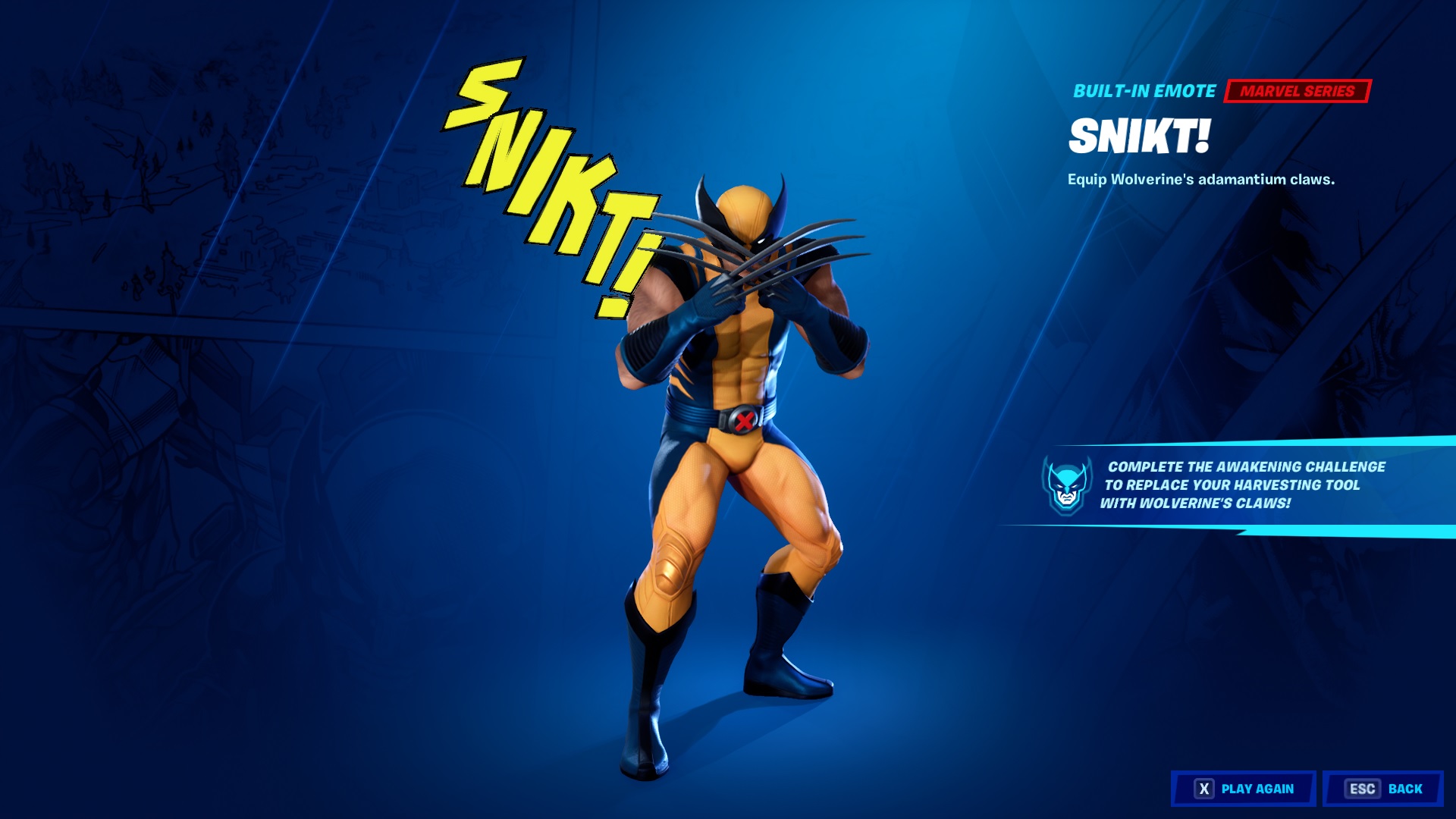 Buy Fortnite Wolverine Adamantium Claws Pickaxe⭐️Global And Download