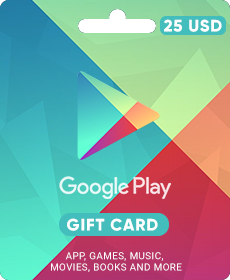 Фото подарочной карты google play