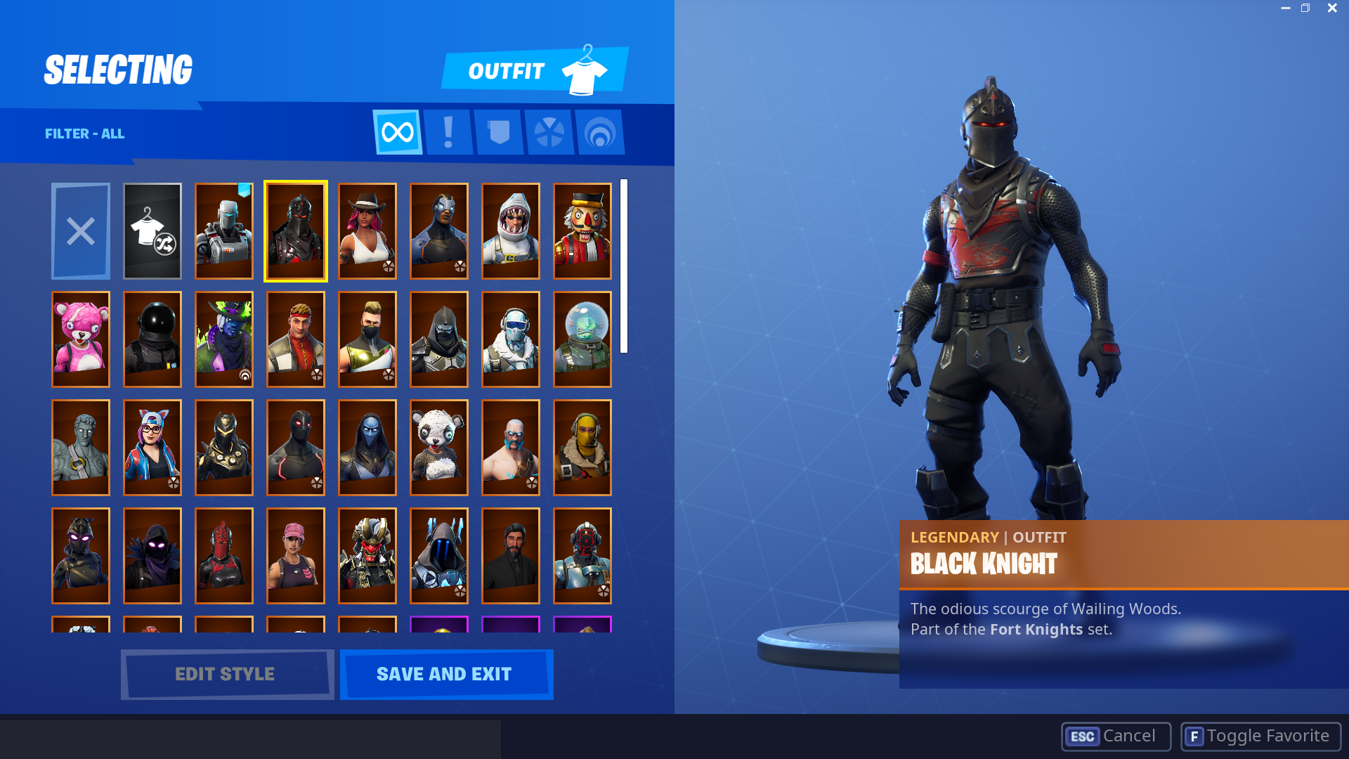 Fortnite black knight skin png