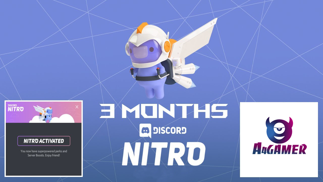 3 months discord nitro steam