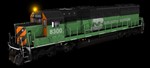 Trainz 2022 DLC - Burlington Northern Railroad - EMD SD