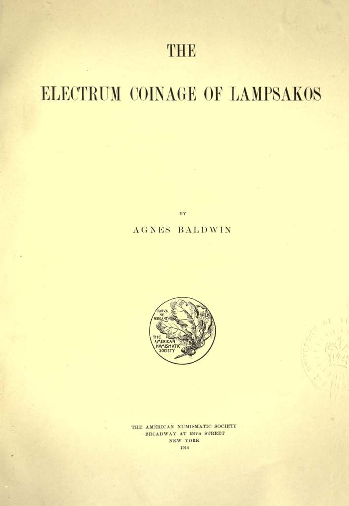 The electrum coinage of Lampsakos