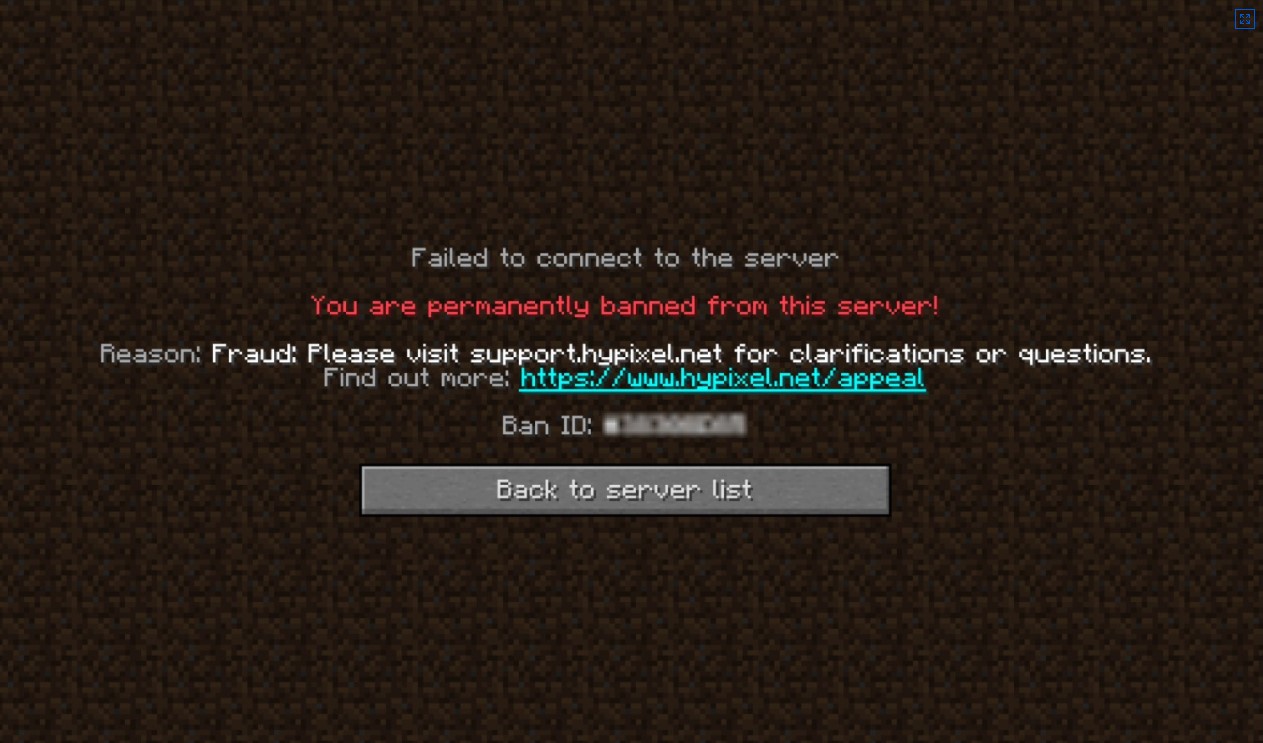 Buy Minecraft With Mail Ban Hypixel Full Access And Download