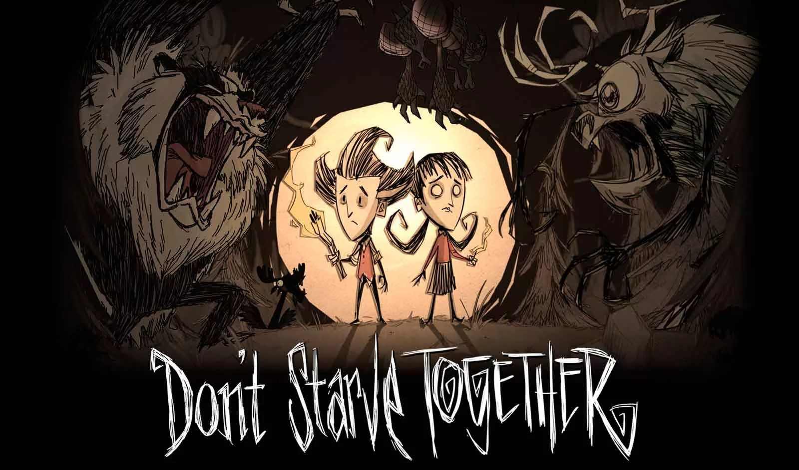 Don steam. Don't Starve together. Don't Starve Постер. Игра don't Starve together. Don't Starve плакат.