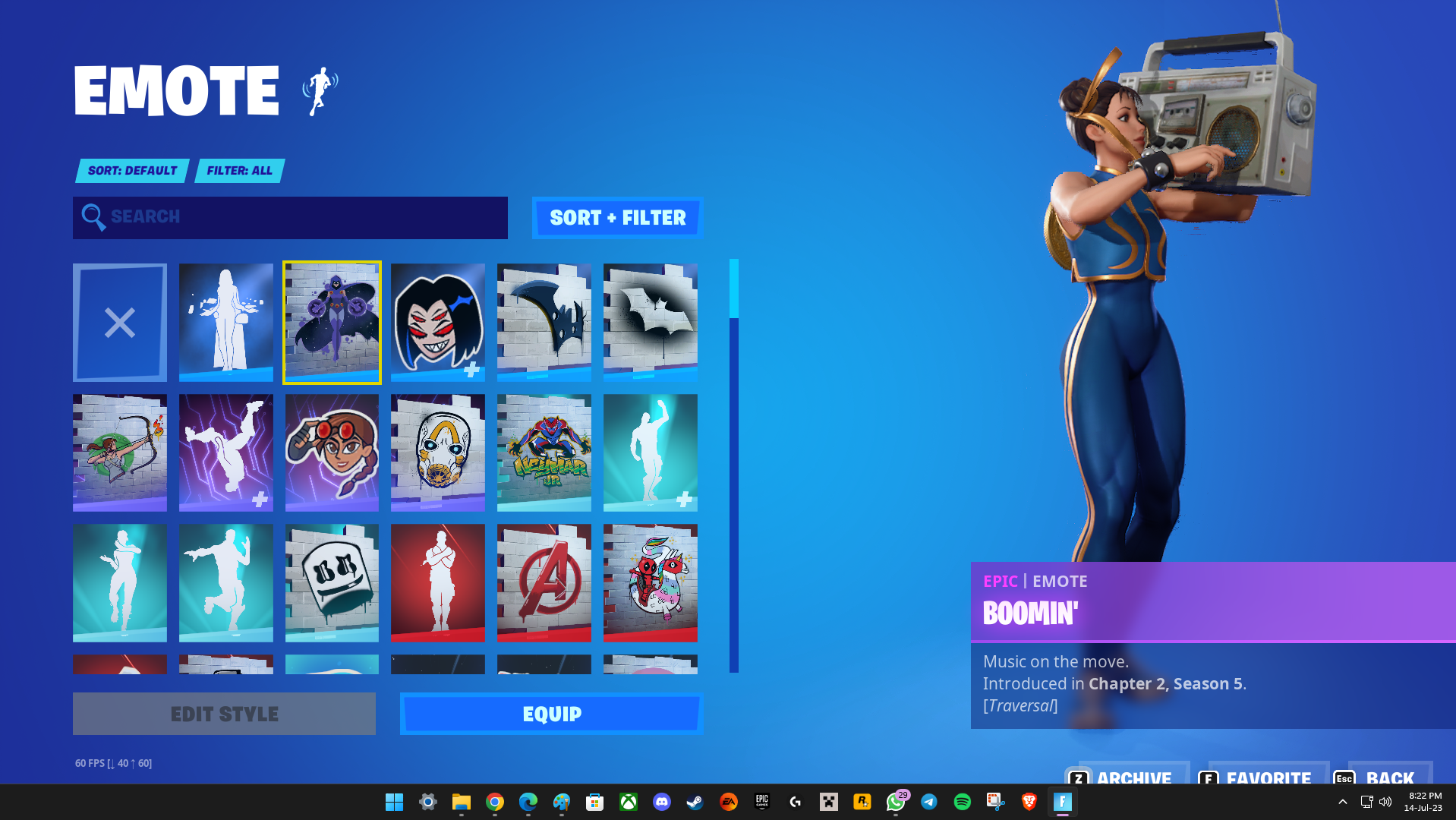 Buy Fortnite🎮60 Skins Account Stw Chun Li Ryu Mail Cheap Choose