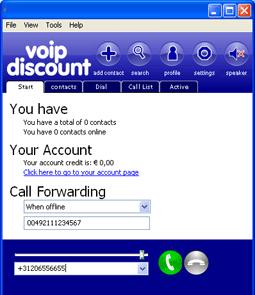 Программа для IP телефонии: VoipDiscount