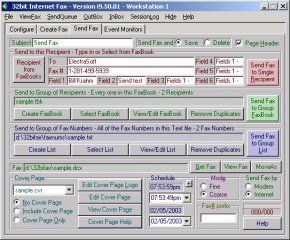 Программа для факса: 32bit Internet Fax