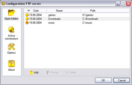 Golden FTP Server Pro 2.70 - персональный FTP сервер