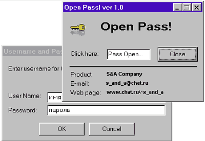 Open pass! Программа для подглядывания паролей