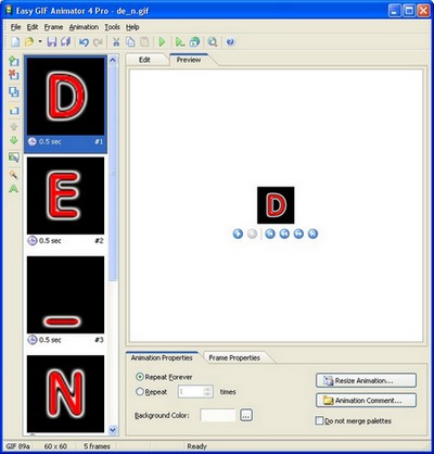 Gif-Animator - программа для создания gif-анимации