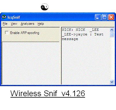 Ufasoft Wireless Snif - Сниффер сообщений ICQ, AIM, IRC