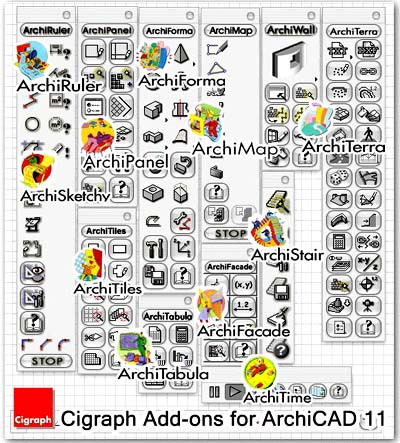 Библиотеки, инструменты, плагины и текстуры для Архикад