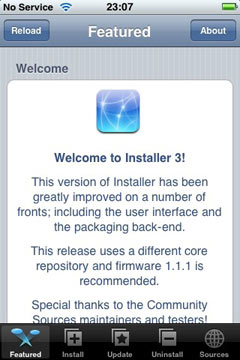 InstallerApp - пакетный менеджер для iPhone