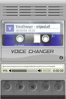Voice Changer - Программа преобразует голос