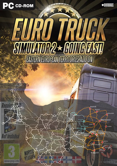 Euro truck simulator 2 going east карта