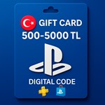 *PlayStation (PSN) Gift Card [250-5000 TL] Турция