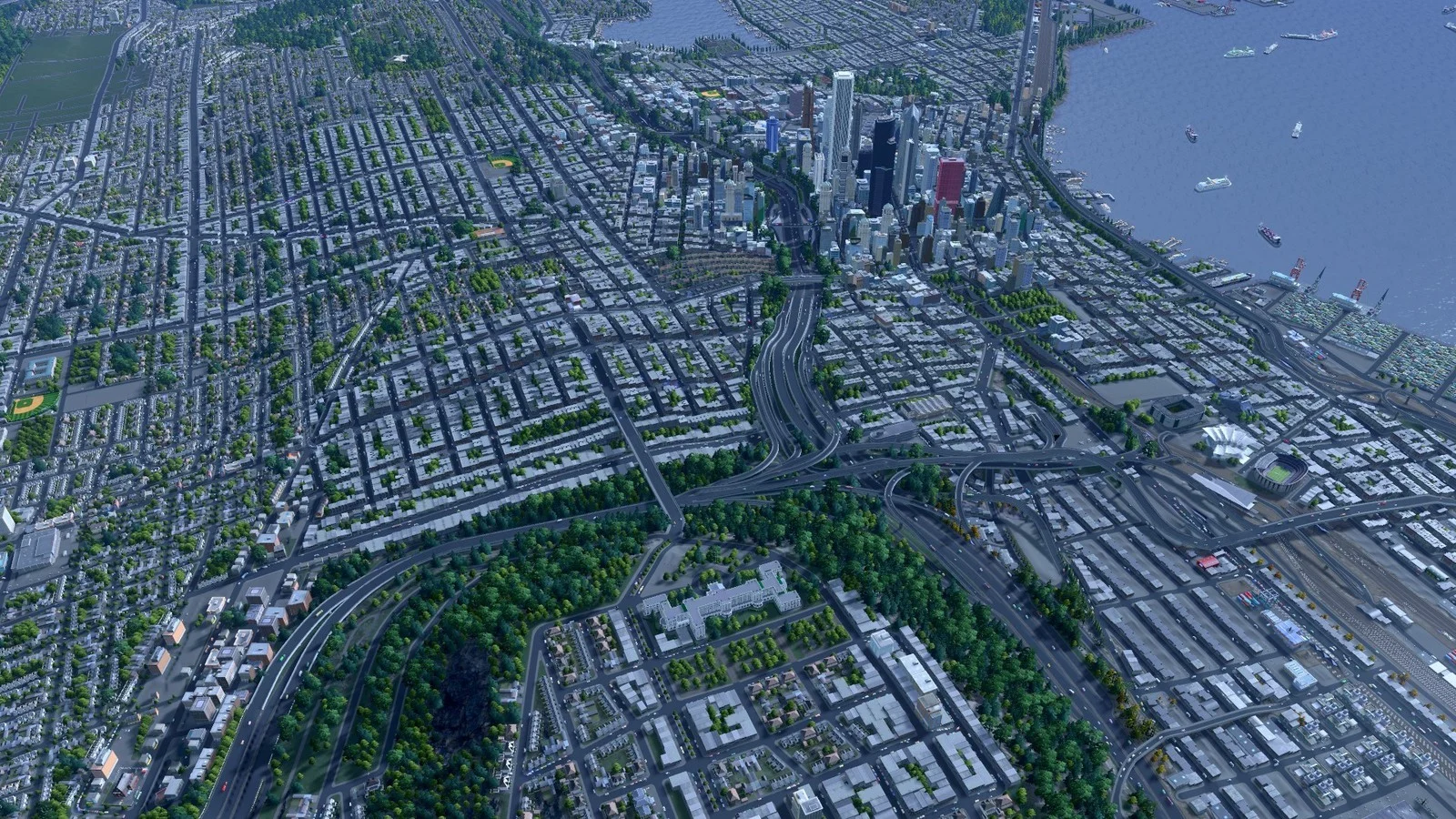 Skylines ii. Игра Cities Skylines. Cities Skylines города. Сити Скайлайн пригород. Cities Skylines Ракун Сити.