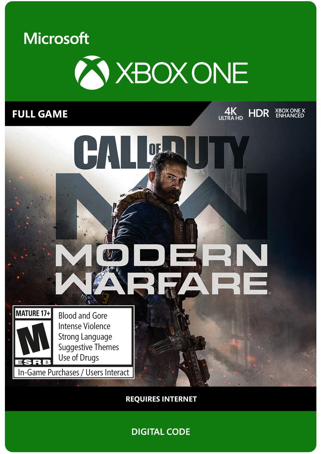 call of duty modern warfare 2019 xbox one digital code