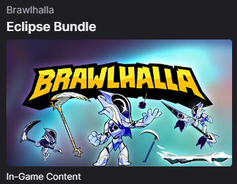 Buy 𝐍𝐄𝐖🔥brawlhalla🔑eclipse Bundle🔑 Cheap, Choose From Different Sellers 