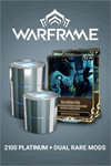 **Warframe*: 2100 Platinum + Dual Rare Mods XBOX*DLC